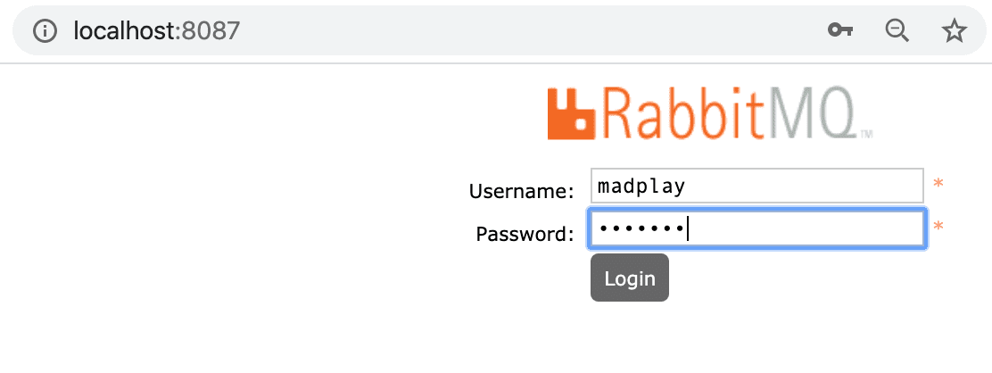 rabbitmq admin page
